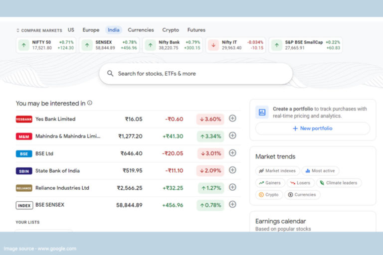 What is Google finance Watchlist? How to create a one? What are the